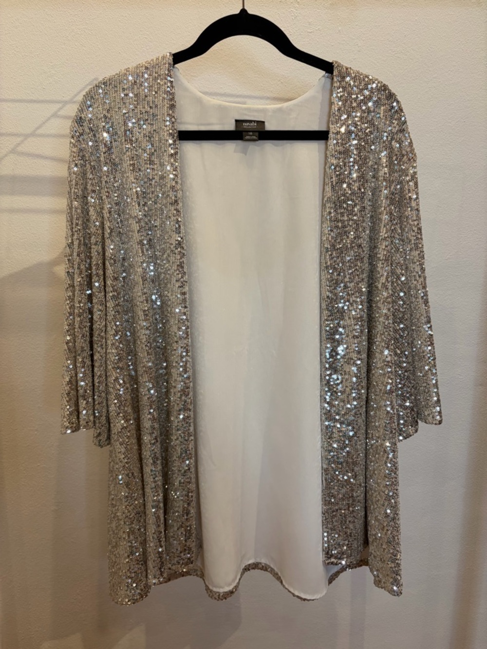 navabi Silver Sequin Blazer